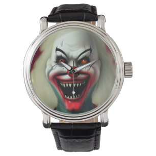 otäckt cloror porträtt ful monster Halloween Armbandsur