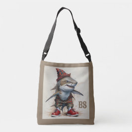 otäckt haj i Scottish Disguise - tartanhaj Axelväska