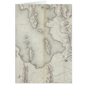 Otah Basin-topografi Hälsningskort