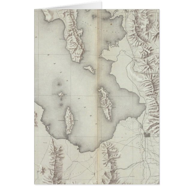 Otah Basin-topografi Hälsningskort (Framsidan)
