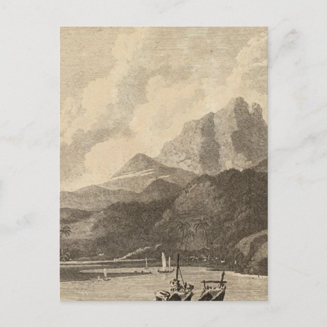 Otaheit, Polynesien Vykort (Framsida)