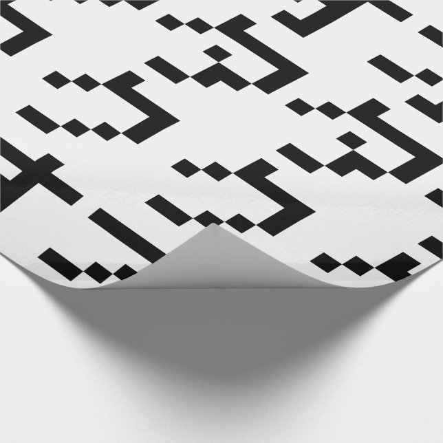 OTAKU 8 bet japansk Katakanalodrät för PIXEL Presentpapper (Hörn)