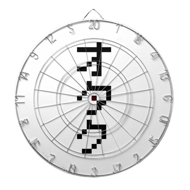 OTAKU 8-bitars Pixel Japanskt Katakana-Lodrät Piltavla (Framsidan)