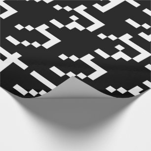 OTAKU 8-bitars Pixel Japanskt Katakana-Lodrät Presentpapper