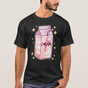 Otaku Aesthetic Retro 90s Egirl Eboy Mjölk Shake C T Shirt