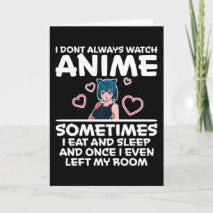 Otaku Anime Flicka Manga Cosplay Ramen Japansk Pre Kort