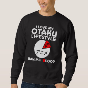Otaku Anime Girl Manga Cosplay Ramen Japansk gåva Lång Ärmad Tröja