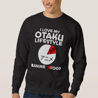 Otaku Anime Girl Manga Cosplay Ramen Japansk gåva Lång Ärmad Tröja