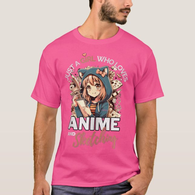 Otaku Anime T Shirt (Framsida)