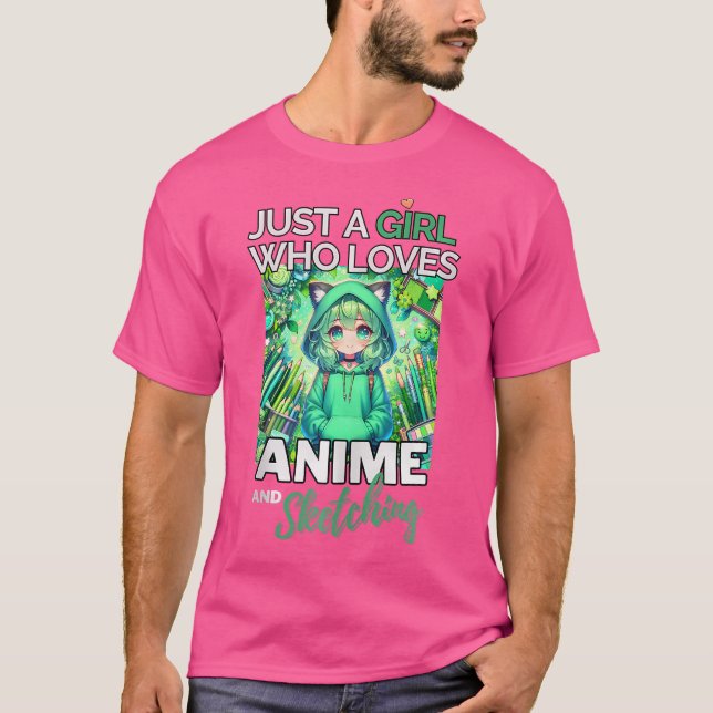 Otaku Anime T Shirt (Framsida)