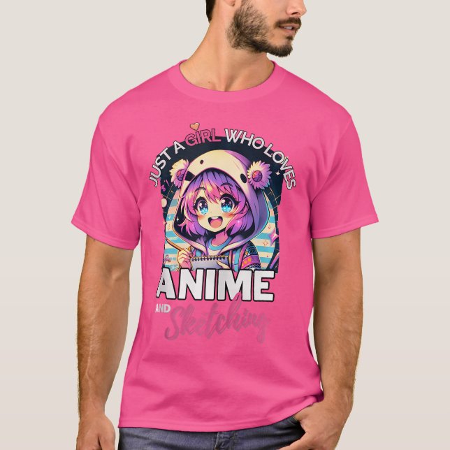 Otaku Anime T Shirt (Framsida)