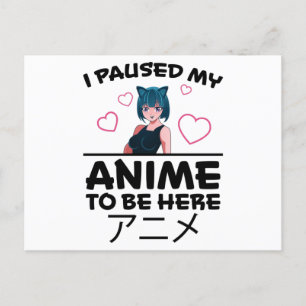 Otaku Anime Tjej Manga Cosplay Ramen Japansk Prese Vykort