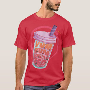 Otaku Boba Bubble Tea Älskare Yum Yum Bubble Tea T Shirt