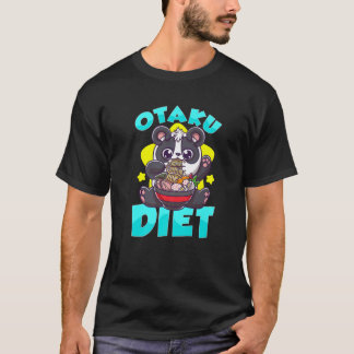 Otaku Diet Cute Kawaii Anime Panda Eating Ramen T Shirt