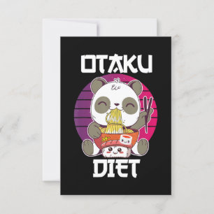 Otaku Diet Oanda Ramen Sushi Manga Cosplay Ootaku Inbjudningar
