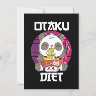 Otaku Diet Oanda Ramen Sushi Manga Cosplay Ootaku Inbjudningar
