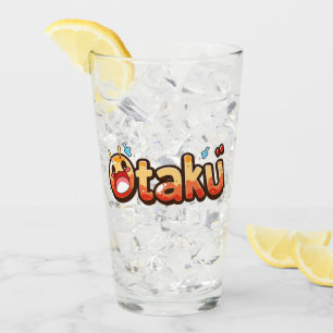 Otaku Funny Text Glaskopp