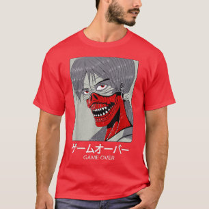 Otaku Japan Anime Japane Evil Monster Graphic Ar T Shirt