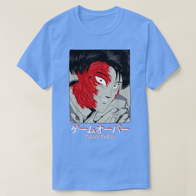 Otaku Japan Anime Japane Evil Monster Graphic Ar T Shirt (Design framsida)
