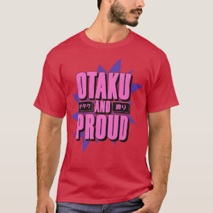 Otaku och stolt japansk Fläkt Vintage T Shirt