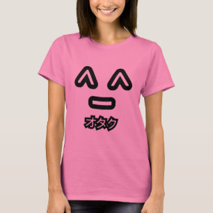 Otaku svart & vit tee shirt