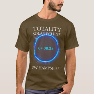 otal Solar Eclipse 2024 New Hampshire Astronomy Lo T Shirt