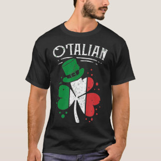 Otalian Funny Italy Irish Relationship St Day T Shirt