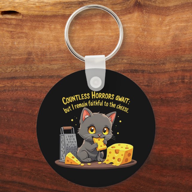 Otaliga fasor väntar, men jag är döende. nyckelring (Framsida)