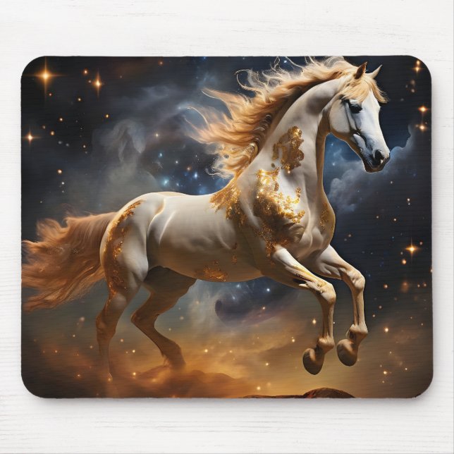 Otaliga stjärnor, strålande rymdstjärnor planetstj musmatta (Framsidan)