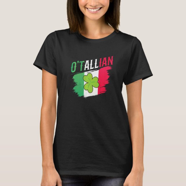 O'tallian Leprechaun Gaelic Ireland St Patricks Da T Shirt (Framsida)
