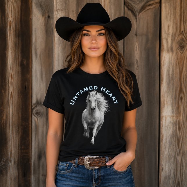 Otämjd Hjärthäst Älskare T Shirt (Skapare uppladdad)