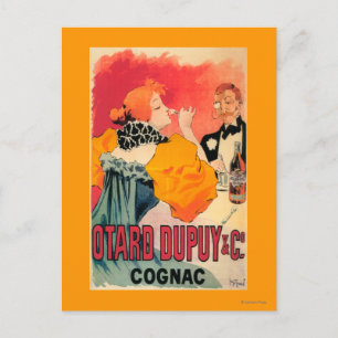 Otard-Dupuy & befordrings- affisch för CO. Cognac Vykort