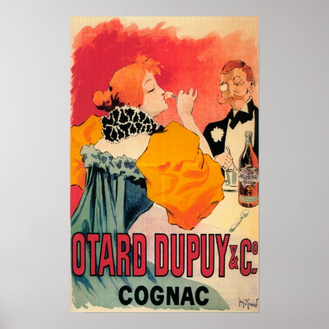 Otard-Dupuy & CO. Poster för marknadsföring av kon (Framsidan)