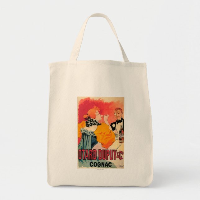 Otard-Dupuy & CO. Poster för marknadsföring av kon Tygkasse (Framsidan)