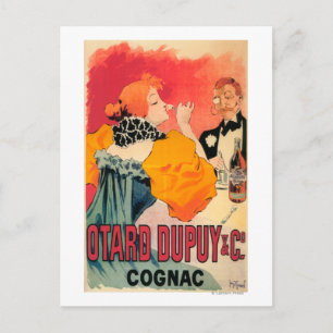 Otard-Dupuy & CO. Poster för marknadsföring av kon Vykort