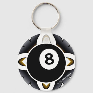 OTC Billiards 8 Boll Deco Nyckelring