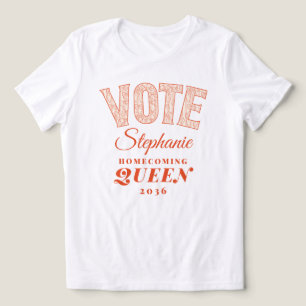 OTE Homecoming Queen Rosa Coquette Bow HOCO T Shirt