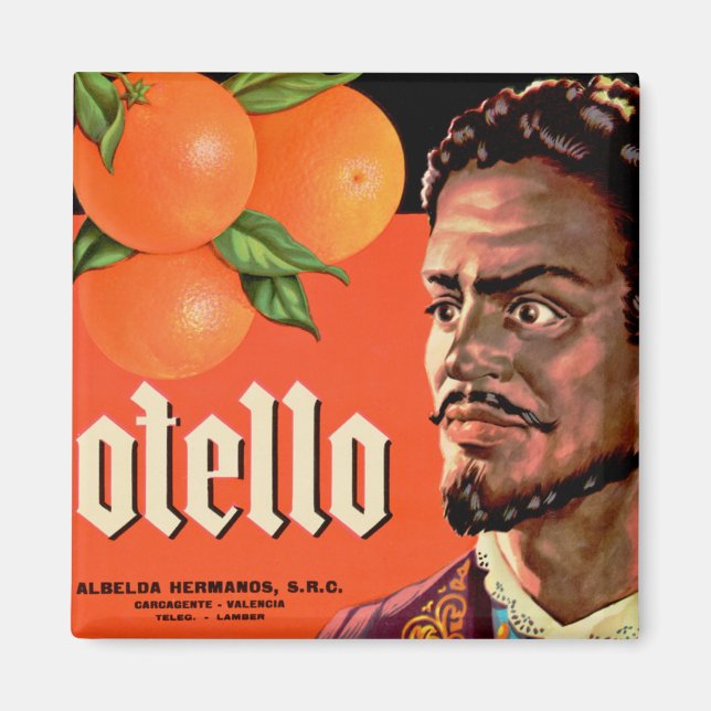 Otello Orange Label Magnet (Framsidan)