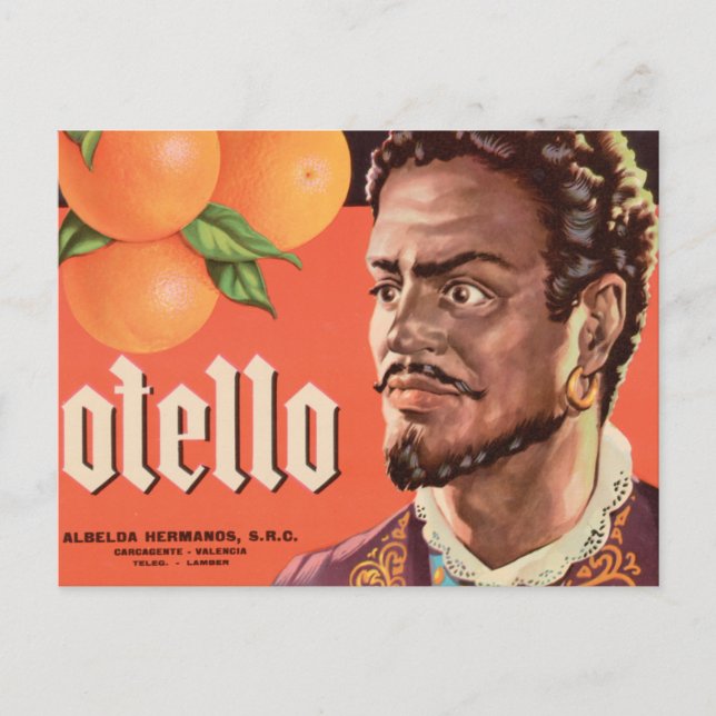Otello Orange Label Vykort (Framsida)