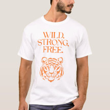 Otemd T-shirt för Tiger - Modig Vild Gatubeklädnad