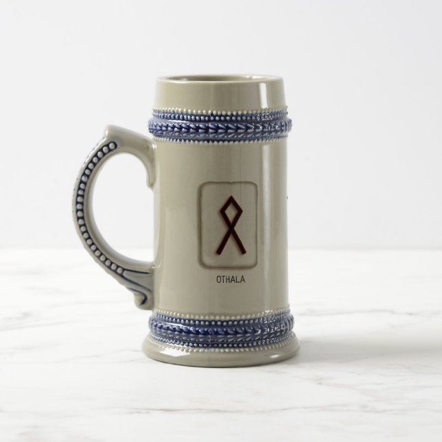 Othala RuneStone Stein Sejdel (Vänster)
