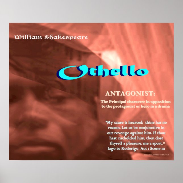 Othello Antagonist Poster (Framsidan)