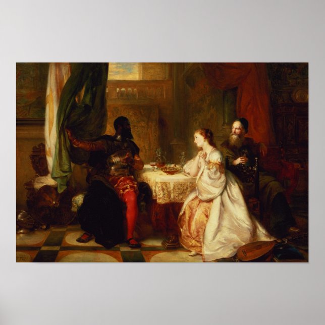 Othello om hans Äventyr till Desdemona Poster (Framsidan)