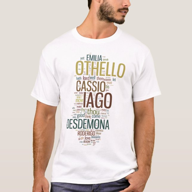 Othello ordmosaik t-shirt (Framsida)
