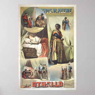 Othello Original 1884 Poster