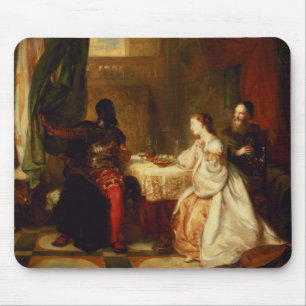 Othello som förbinder hans äventyr till Desdemon Musmatta