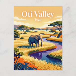 Oti Valley Wildlife Reserve Togo Vykort