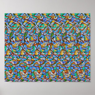 Otillåten kunskap - Gömt 3D-utskrift Poster