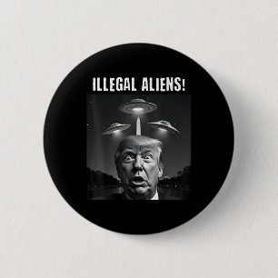 Otillåtna Utomjordingar. Trump Selfie, Alien och U Knapp
