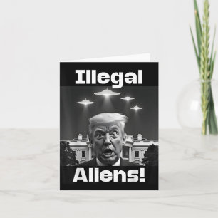 Otillåtna Utomjordingar. Trump Selfie, Alien och U Kort